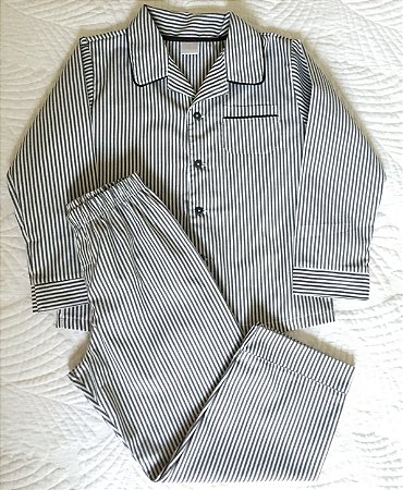 Pijama Camisa e Calça Listrado Infantil Unissex - Kot´s