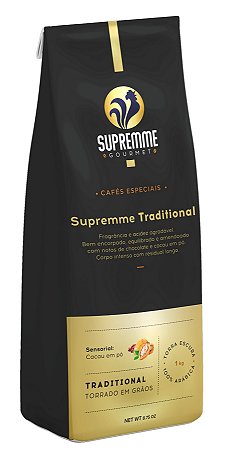 Café Supremme Tradicional 100% Arábica Em Grãos 250gr