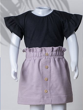 Blusa Minimalista Babadinhos - Preta