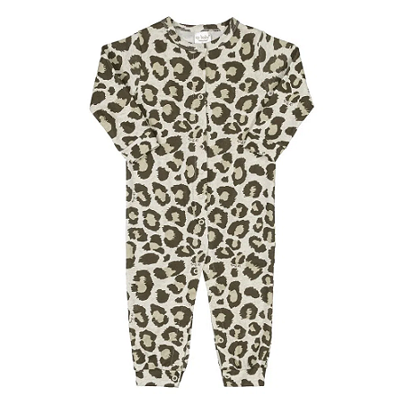 Macacão Manga Longa Oncinha - UpBaby