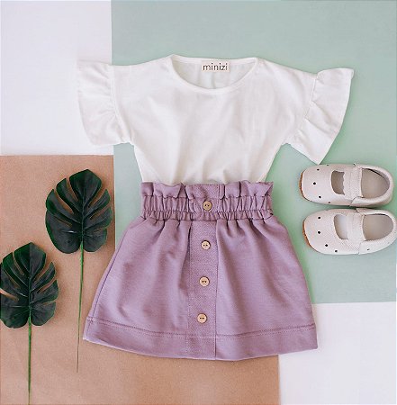 Camiseta Minimalista Babadinhos - Off White