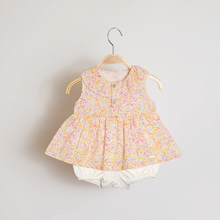 Macacão Vestido Liberty