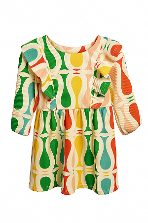 Vestido Canelado Comfy - Manga Longa