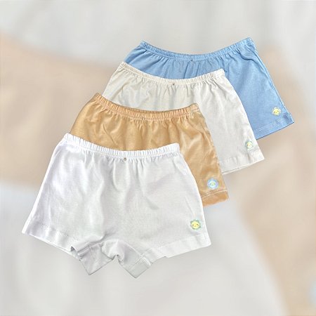 Calcinha Shortinho 100% Algodão - XXG (12-14 anos)