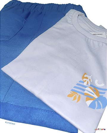 Conjunto T-Shirt + Short Moletinho
