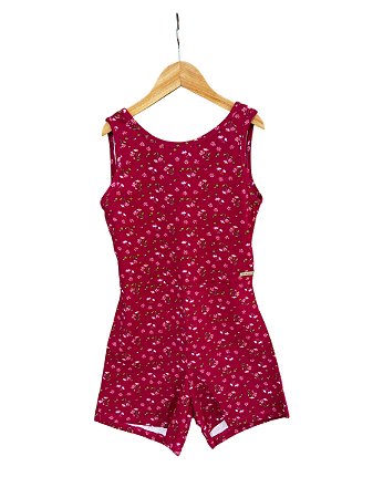 Macaquinho em Cotton - Magenta