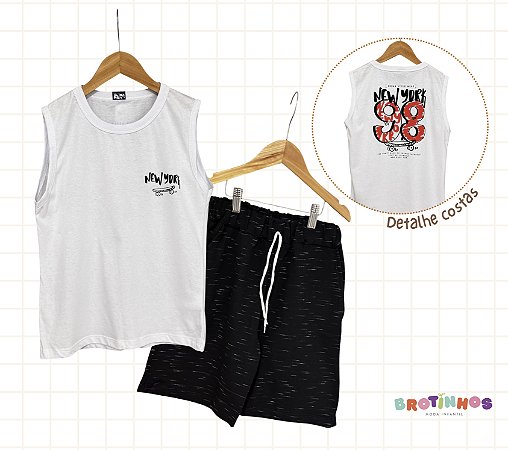 Conjunto Regata + Bermuda Moletom