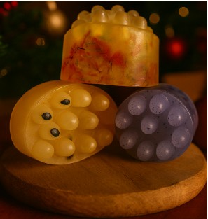 Sabonete Vegetal de Glicerina Massageador