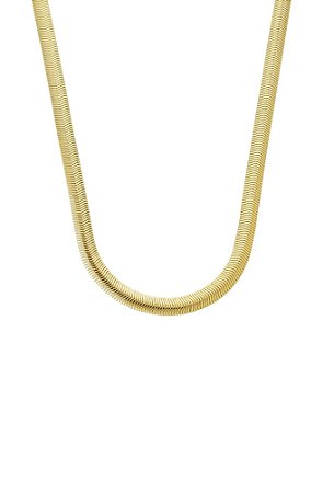 Colar de Malha Fio Alemão Ouro