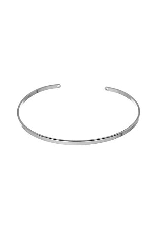 Bracelete Minimalista Liso Ródio