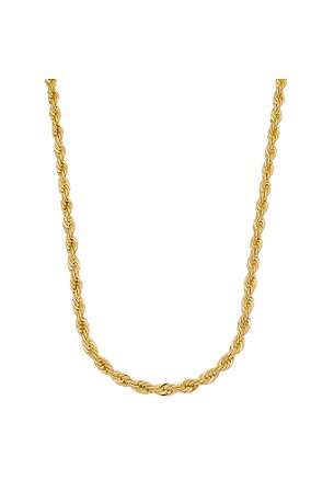 Colar Cordão Baiano 4mm Ouro