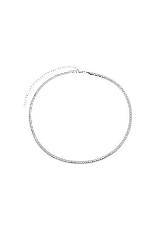 Choker de Fita Trançada Ródio