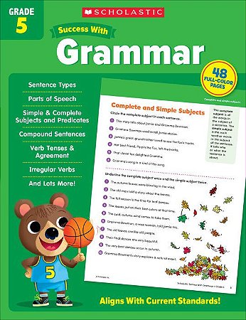 Success with Grammar Grade 5 Workbook