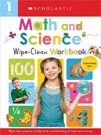 first grade math and science wipe clean workbook