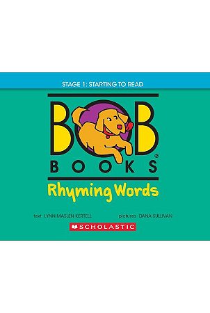 bob books rhyming words (stage 1) hardcover bind-up