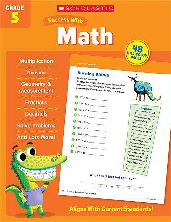 Success With Math: Grade 5 Workbook