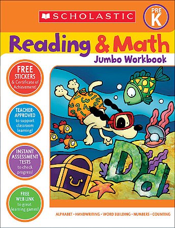 reading and math jumbo workbook grade pre-k