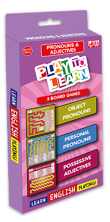 jogo de tabuleiro - pronouns & adjectives