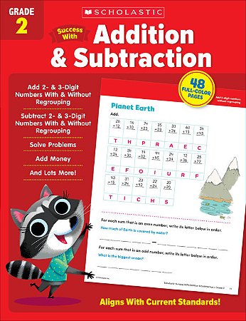 Success With Addition & Subtraction: Grade 2 Workbook
