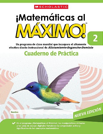 Matemáticas al Máximo! Cuaderno de Práctica 2 (Nueva Edición)