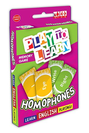 jogo da memória - homophones