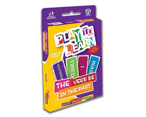 jogo de cartas - the verb be in the past