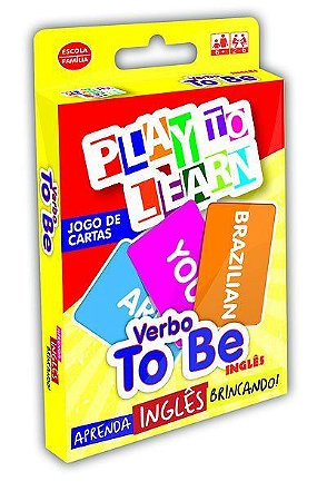 jogo de cartas - verbo to be