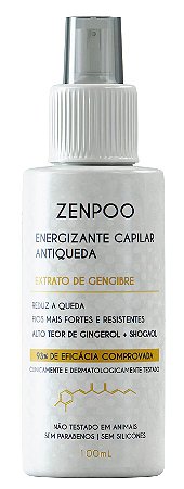 Zenpoo Energizante Capilar Antiqueda 93%, Frasco 100ml, Bio-Ardrak