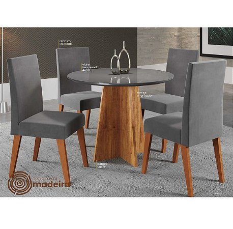 Conjunto De Mesa De Jantar Dalila