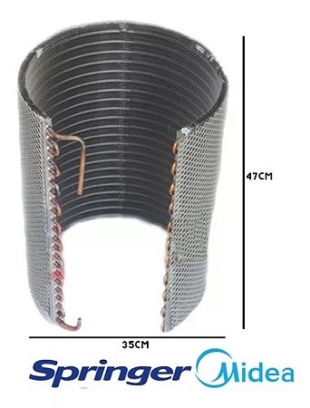 Serpentina Condensadora Cobre Springer Midea 38KCO12S5