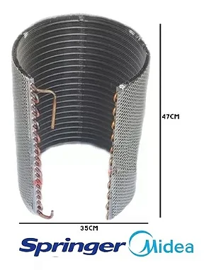 Serpentina Condensadora Cobre Springer Midea 38KCO18S5