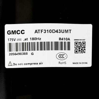 Compressor ATF310D43UMT Midea 38MBMA36M5 - Desmontado de Equipamento