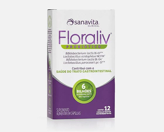 Floraliv - Probiótico 30 caps. - Sanavita