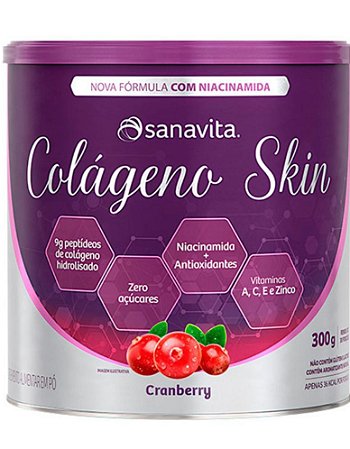 Colágeno Skin - Cranbery - 300g. Sanavita