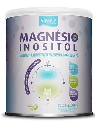 Magnésio Inositol Sabor Limão- 330g.- Equaliv