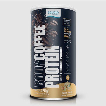 Body Coffee Protein - Café Funcional Proteíco - Vanila 375g.- Equaliv