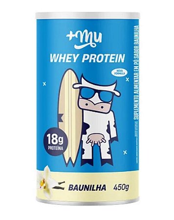 WheyWhey Concentrado Whey Concentrado +Mu - Baunilha - Pote 450g