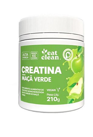Creatina Monohidratada Sabor Maça Verde 210g