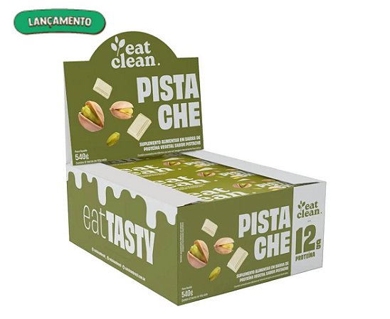 Display Barrinha de Proteína - Pistache (12 unidades)
