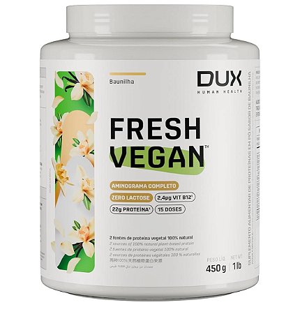 FRESHVEGAN BAUNILHA - POTE 450 g