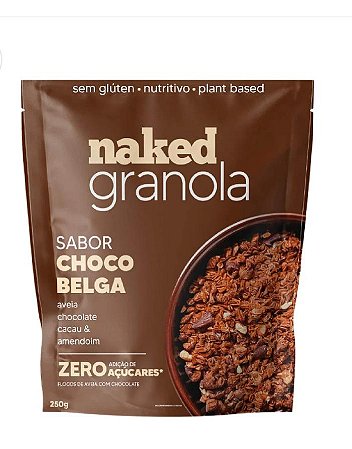 Granola Chocolate Belga e Aveia - 250g.