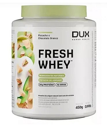 FRESHWHEY™ Pistache e Chocolate Branco - 450 G.