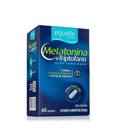 Melatonina e Triptofano - 60 Cápsulas
