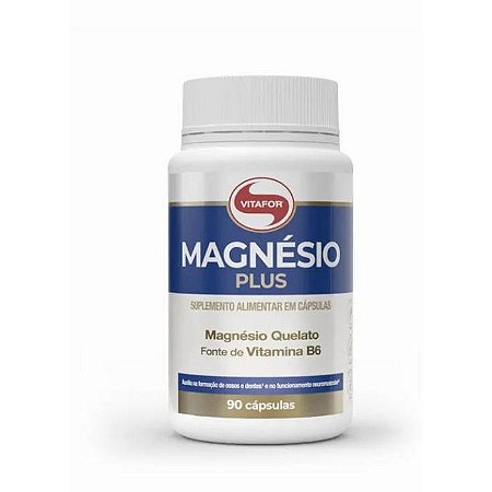 MAGNESIO PLUS 90 CAPSULAS 690MG (CONTEUDO)