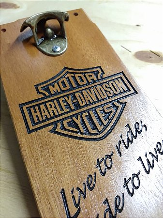 Abridor de Garrafas Magnético - Harley Davidson