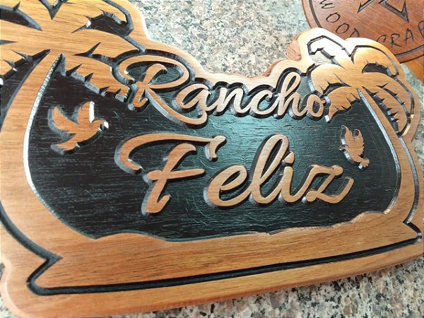 Placa Decorativa Personalizada para Área de Churrasco - 50 x 28 cm