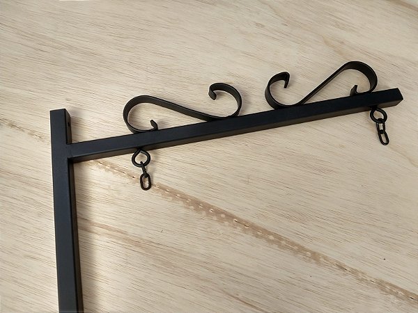 Suporte estilo Colonial para Placas Decorativas e Números Residenciais - Fixação na Parede