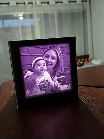 Luminária 3D personalizada