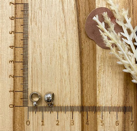 CANECA PARA PINGENTE DE METAL MÉDIA