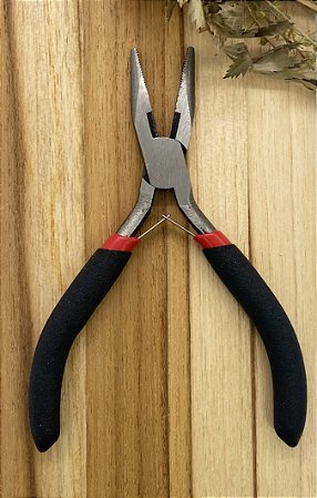 MINI ALICATE BICO RETO COM MOLA